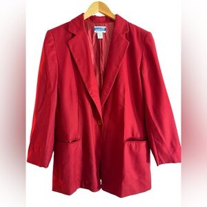 Vintage Pendleton Red Women’s Blazer